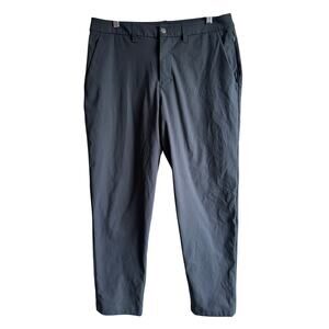 Lululemon ABC Classic-Fit Trouser 30" *Warpstreme Obsidian Dark Gray 32x28